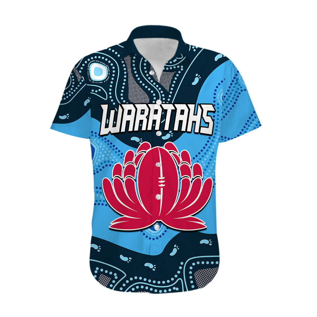 Waratahs Rugby Hawaiian Shirt NSW Indigenous - Vibe Hoodie Shop