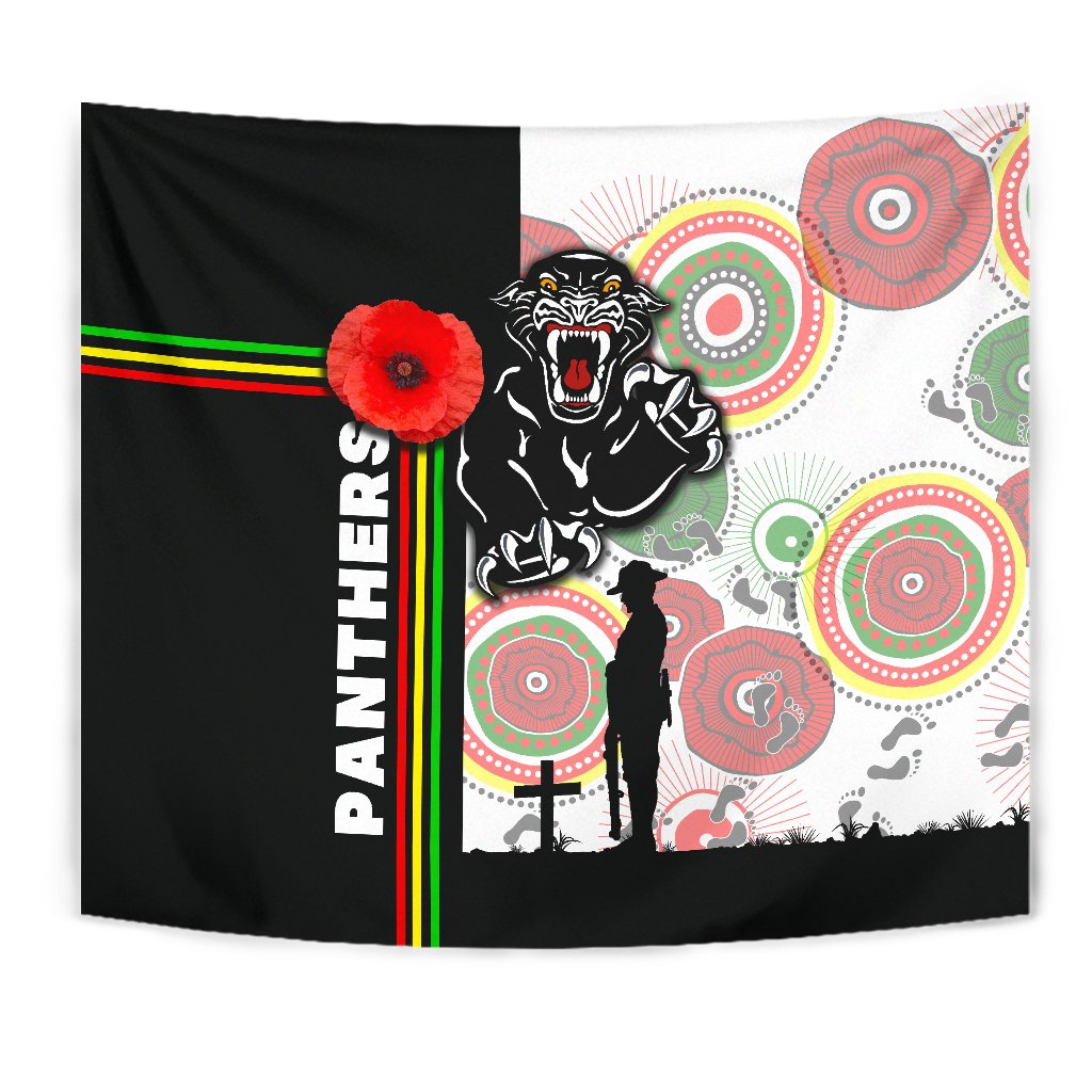 Penrith Panthers Tapestry ANZAC Day Power Style - Vibe Hoodie Shop