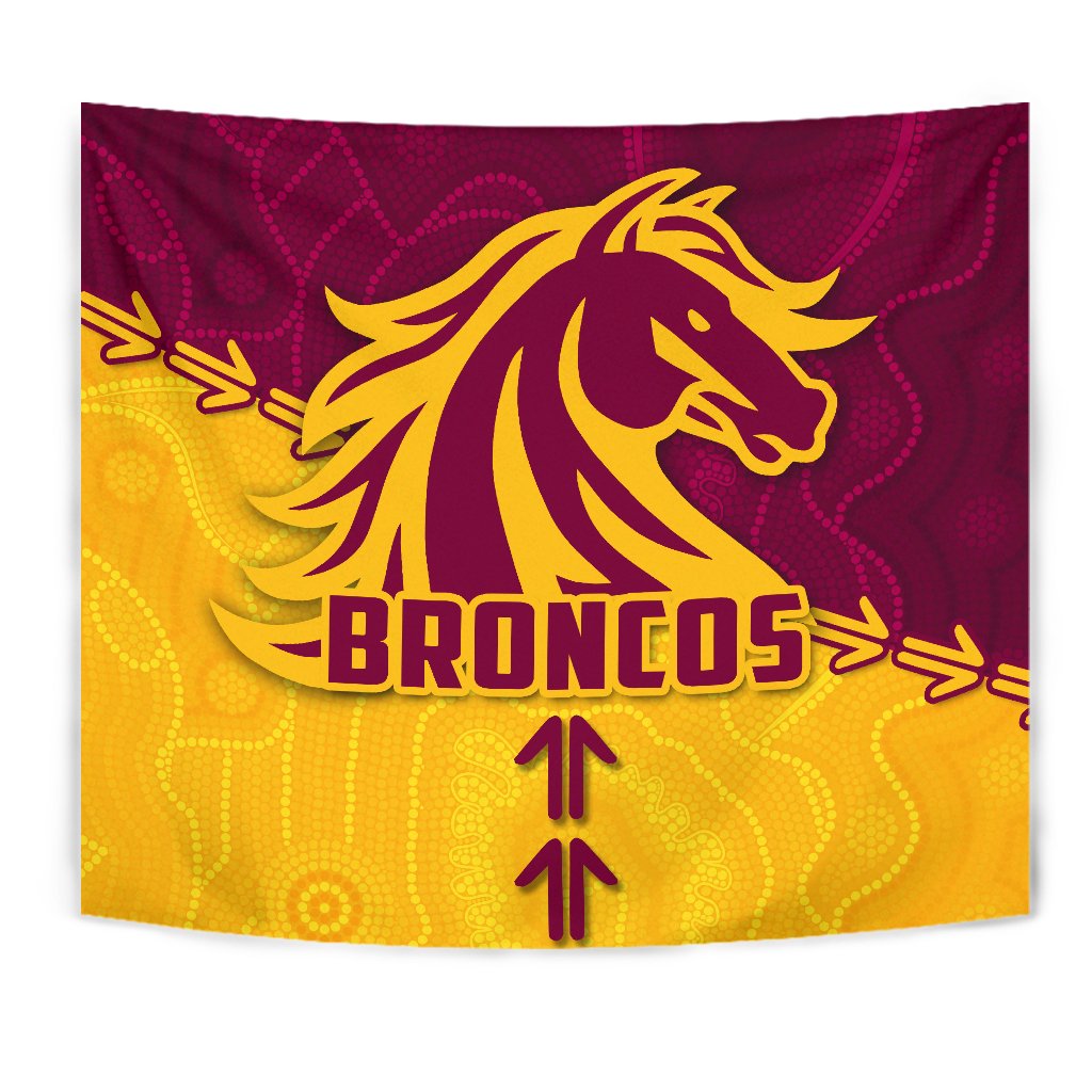 Broncos Tapestry Brisbane Aboriginal - Vibe Hoodie Shop