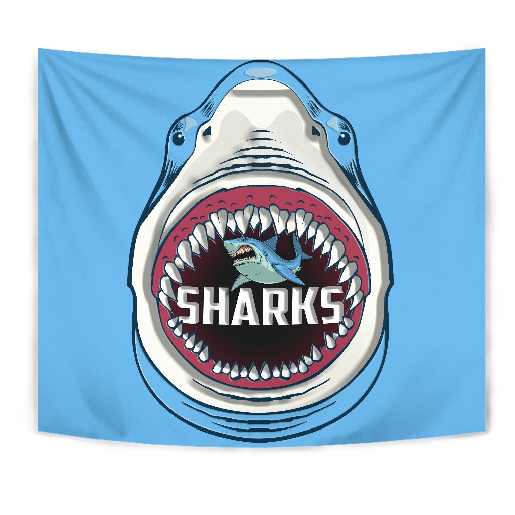 Sharks Rugby Tapestry Cronulla Sutherland - Vibe Hoodie Shop