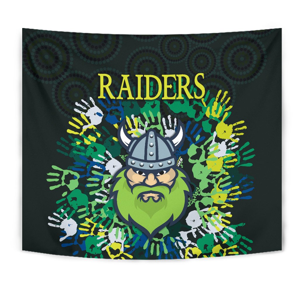 Canberra Tapestry Raiders Viking Simple Indigenous - Vibe Hoodie Shop