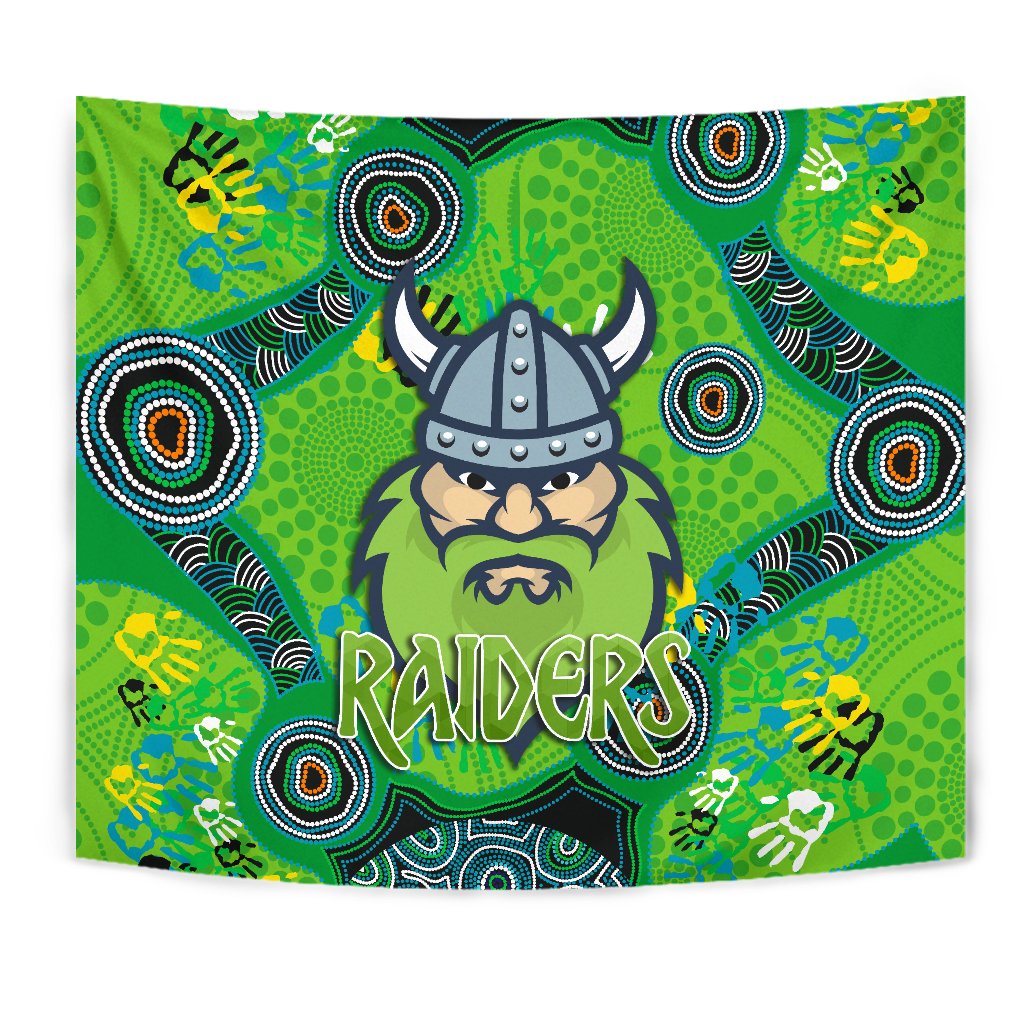 Canberra Tapestry Raiders Viking Indigenous - Vibe Hoodie Shop