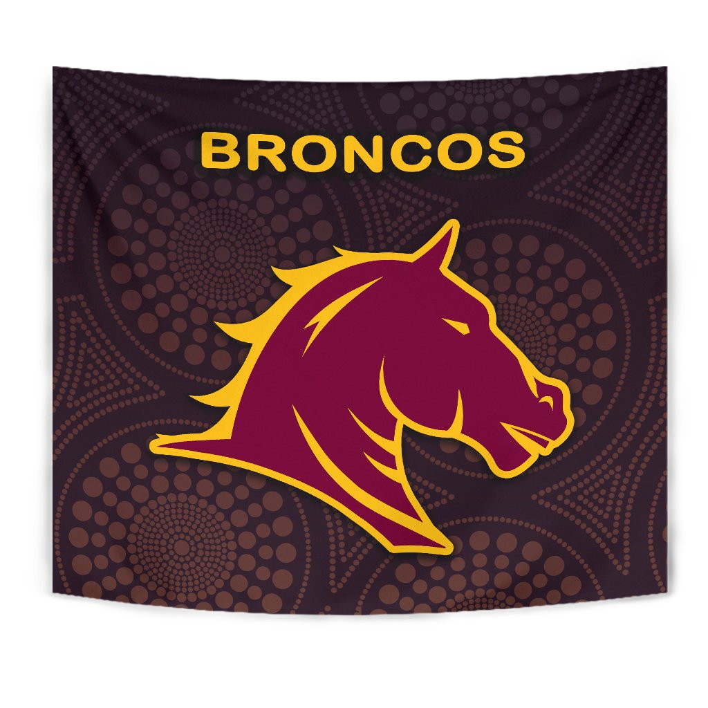 Brisbane Tapestry Broncos Simple Indigenous - Vibe Hoodie Shop