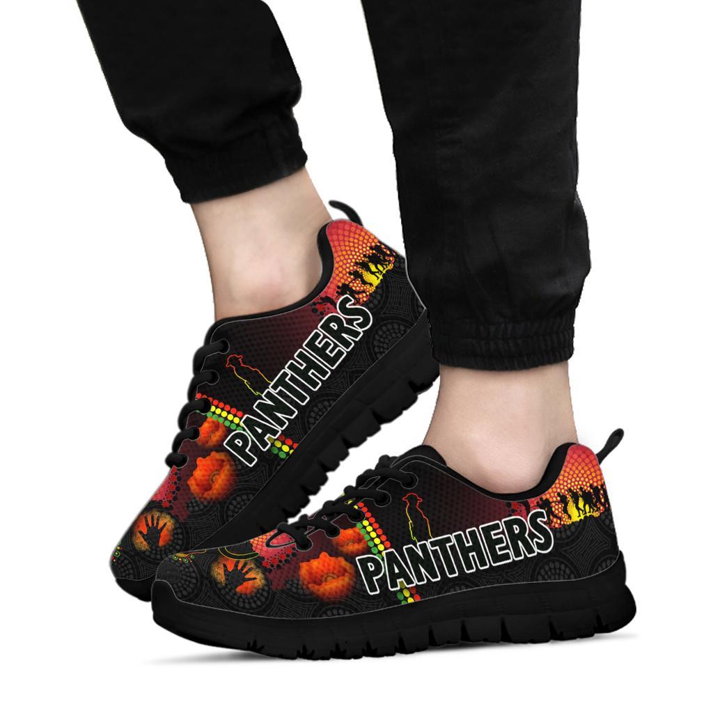 Penrith Sneakers Indigenous Panthers ANZAC Day Lest We Forget - Vibe Hoodie Shop