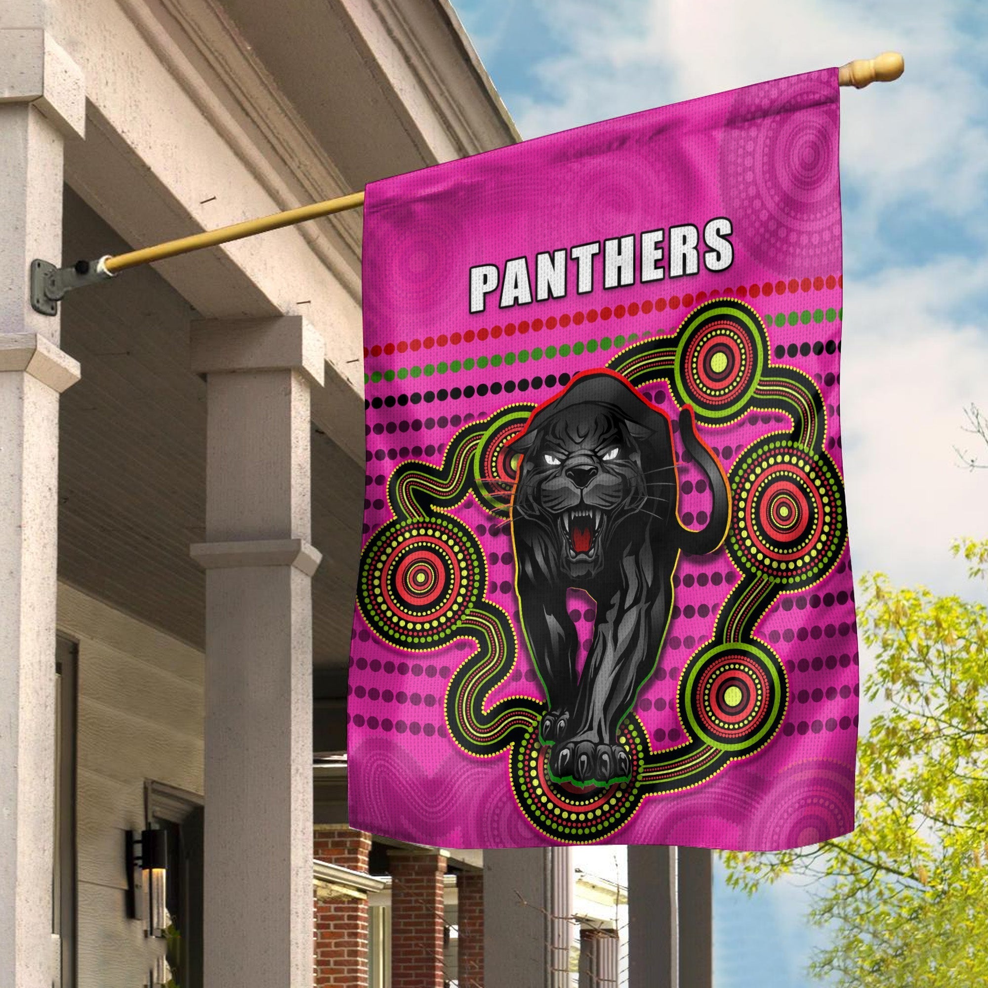 Panthers Indigenous Flag Version Pink Alternate - Vibe Hoodie Shop