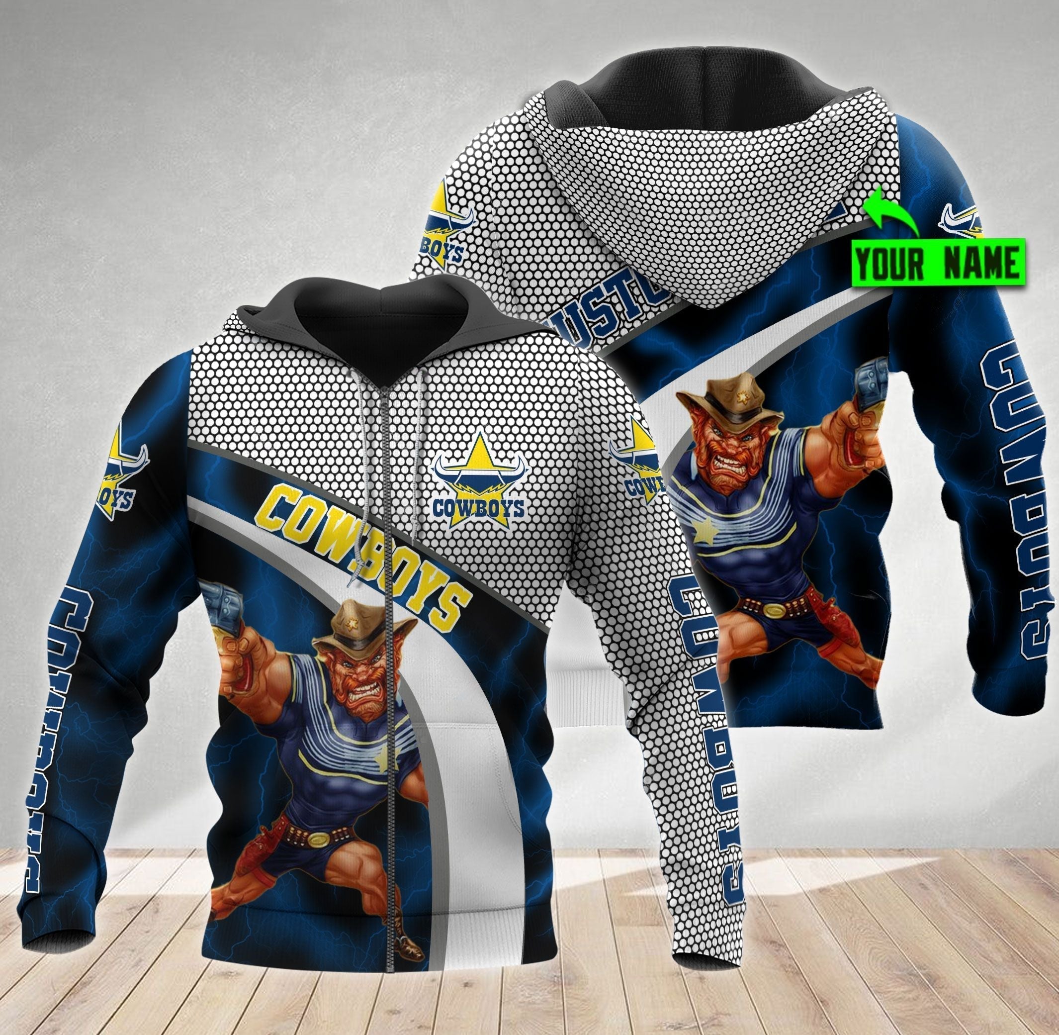 New North Queensland Cowboys Macost Personalized LT10 - Vibe Hoodie Shop