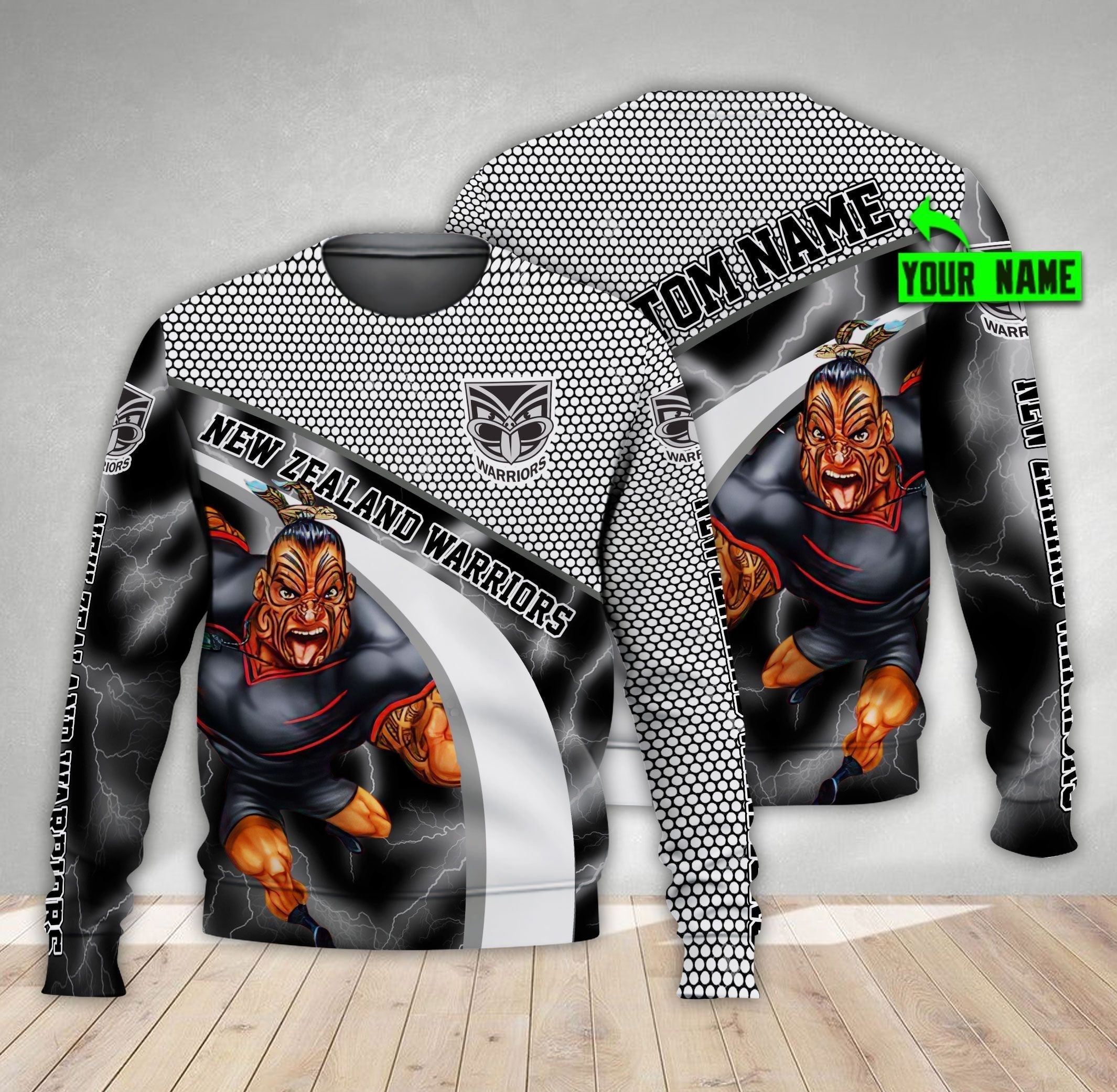 New Zealand Warriors Macost Personalized LT10 - Vibe Hoodie Shop