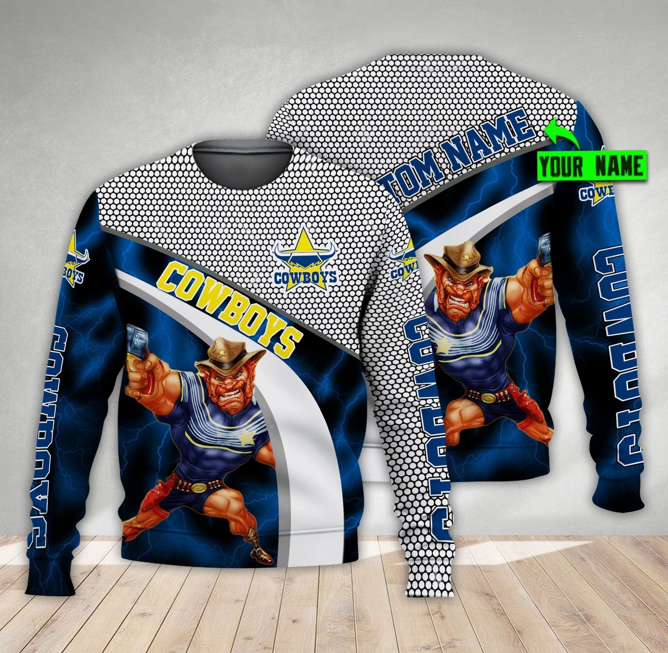 New North Queensland Cowboys Macost Personalized LT10 - Vibe Hoodie Shop