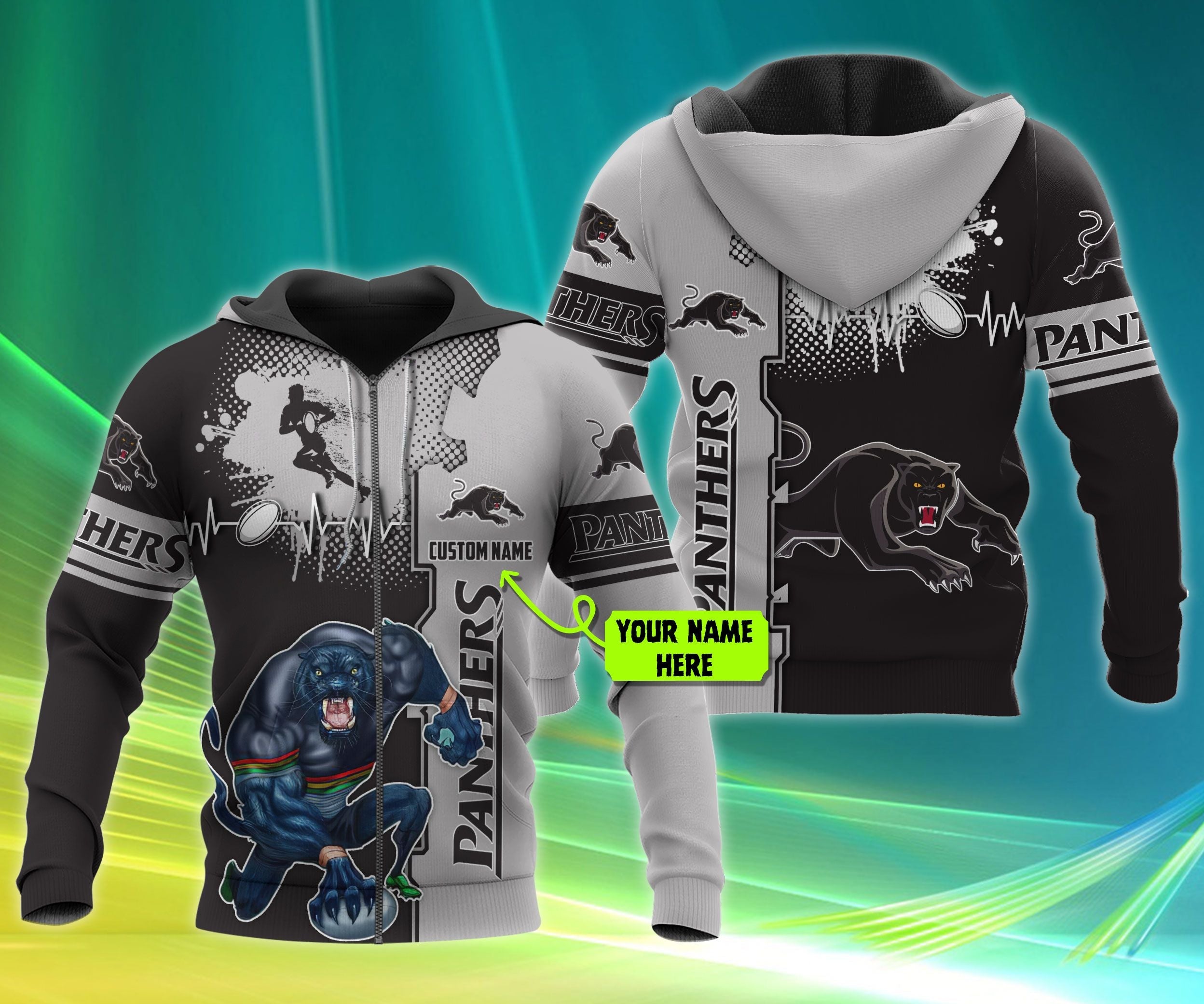 Penrith Panthers NRL Personalized Custom 3d Hoodie LT10 - Vibe Hoodie Shop