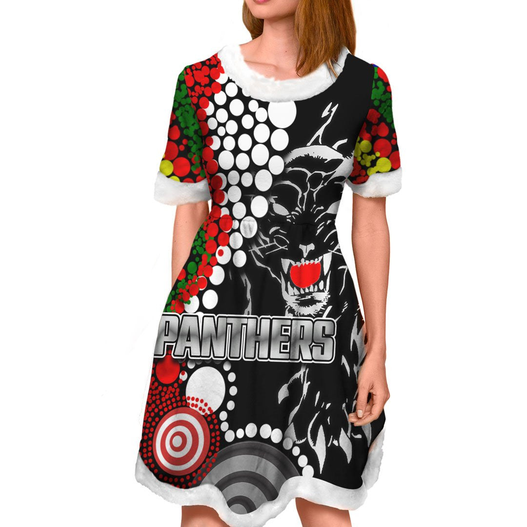 vibe-hoodie-dress-penrith-panthers-indigenous-style-rugby-team-christmas-dress