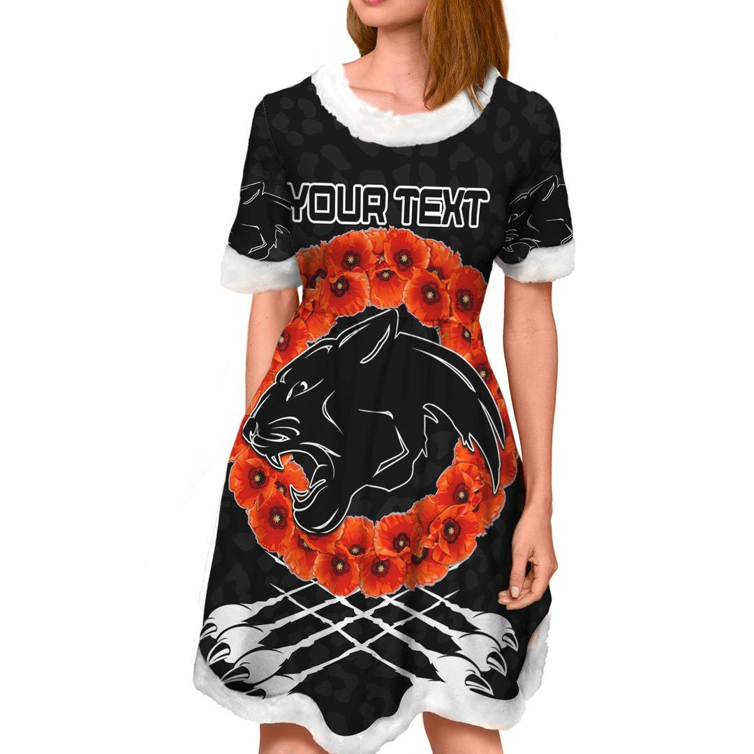 vibe-hoodie-dress-custom-penrith-panthers-and-poppy-rugby-team-christmas-dress