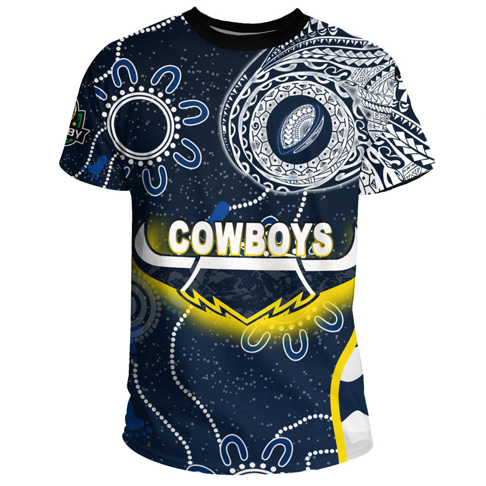 Vibe Hoodie Clothing - North Queensland Cowboys Indigenous Polynesian Tattoo Style T Shirt - Vibe Hoodie Shop