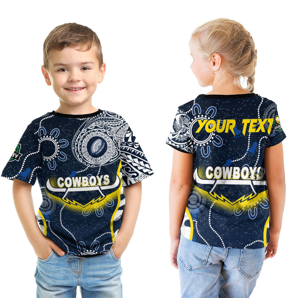 Vibe Hoodie Clothing - (Custom) North Queensland Cowboys Indigenous Polynesian Tattoo Style T Shirt - Vibe Hoodie Shop