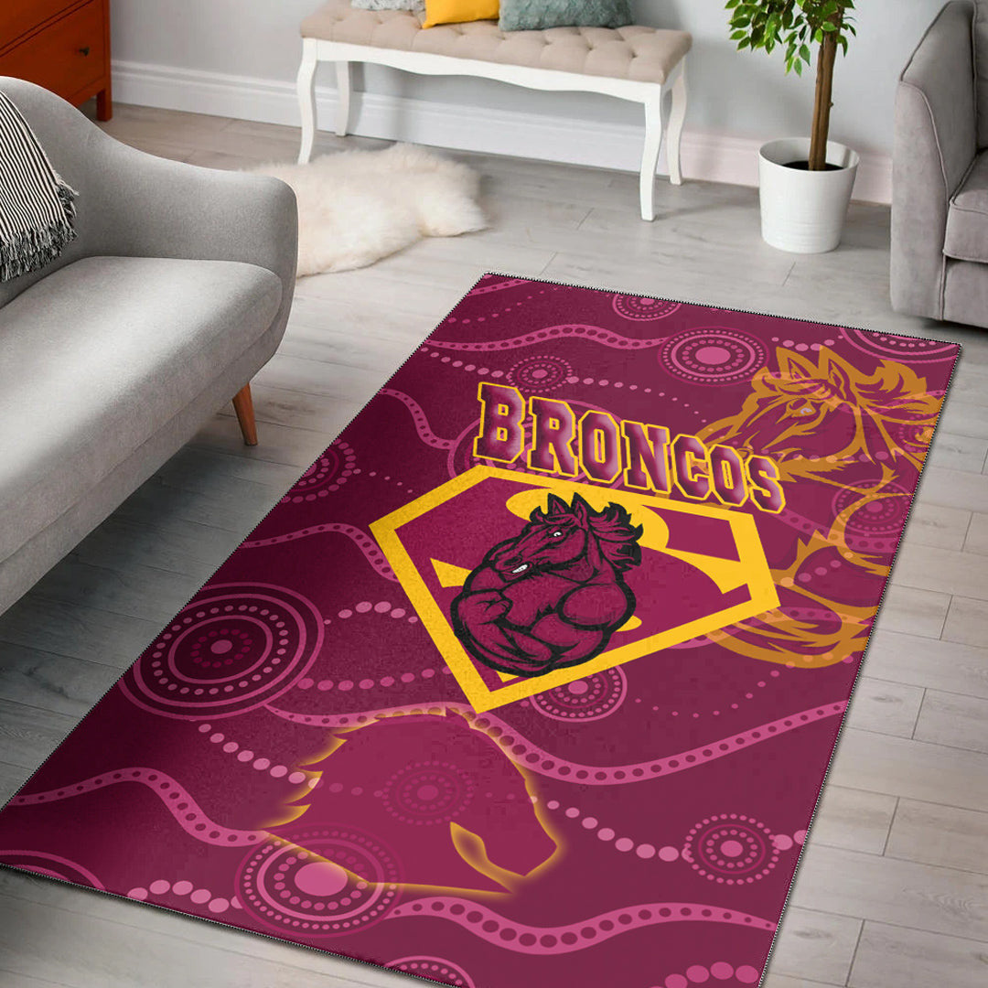 Vibe Hoodie Area Rug - Brisbane Broncos Superman Area Rug - Vibe Hoodie Shop