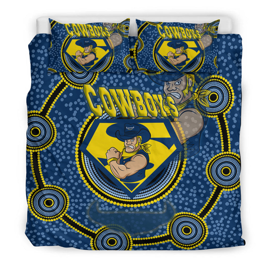 Vibe Hoodie Bedding Set - North Queensland Cowboys Superman Bedding Set - Vibe Hoodie Shop
