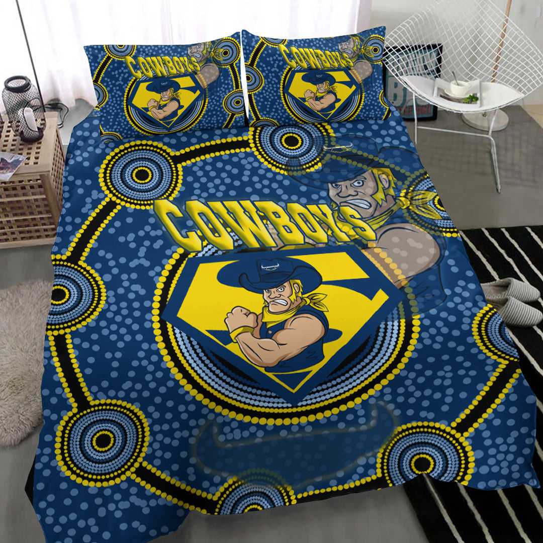 Vibe Hoodie Bedding Set - North Queensland Cowboys Superman Bedding Set - Vibe Hoodie Shop