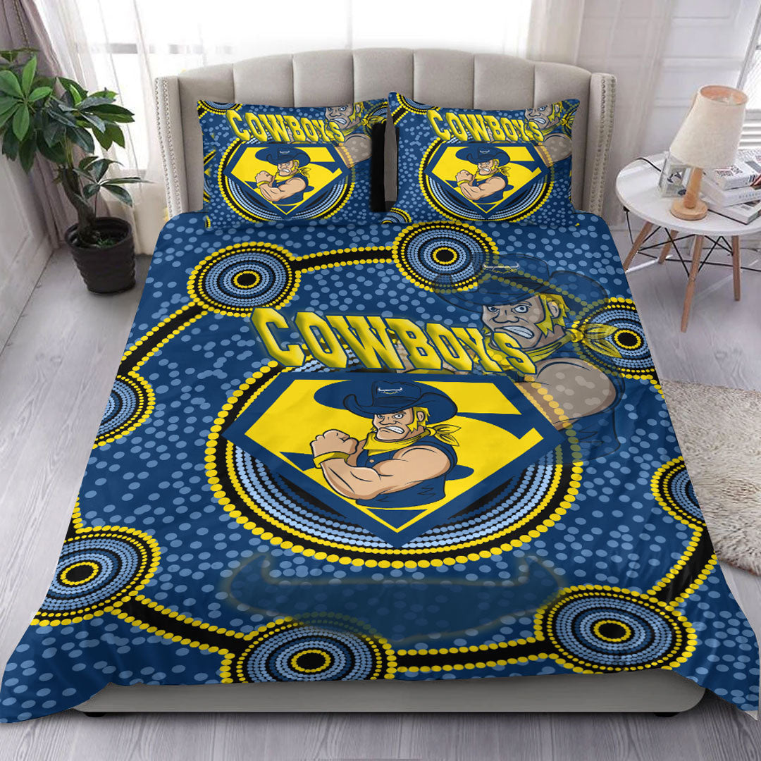 Vibe Hoodie Bedding Set - North Queensland Cowboys Superman Bedding Set - Vibe Hoodie Shop