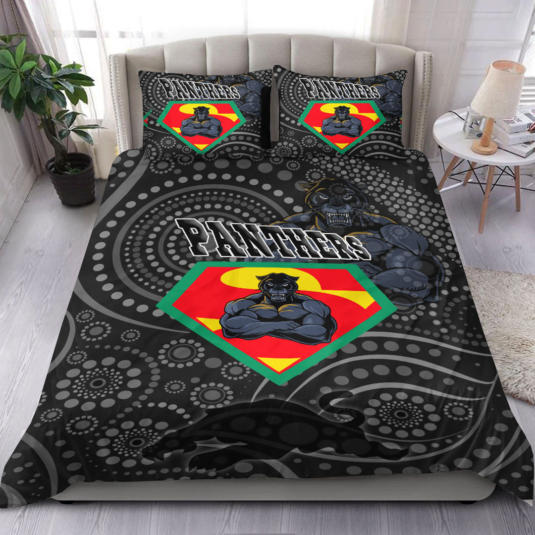 Vibe Hoodie Bedding Set - Penrith Panthers Superman Bedding Set - Vibe Hoodie Shop