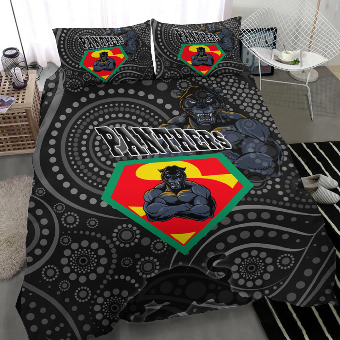 Vibe Hoodie Bedding Set - Penrith Panthers Superman Bedding Set - Vibe Hoodie Shop