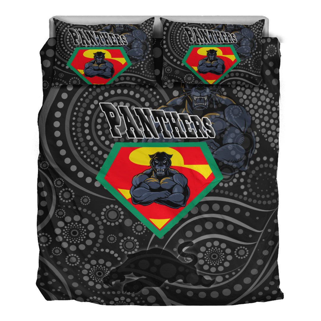 Vibe Hoodie Bedding Set - Penrith Panthers Superman Bedding Set - Vibe Hoodie Shop