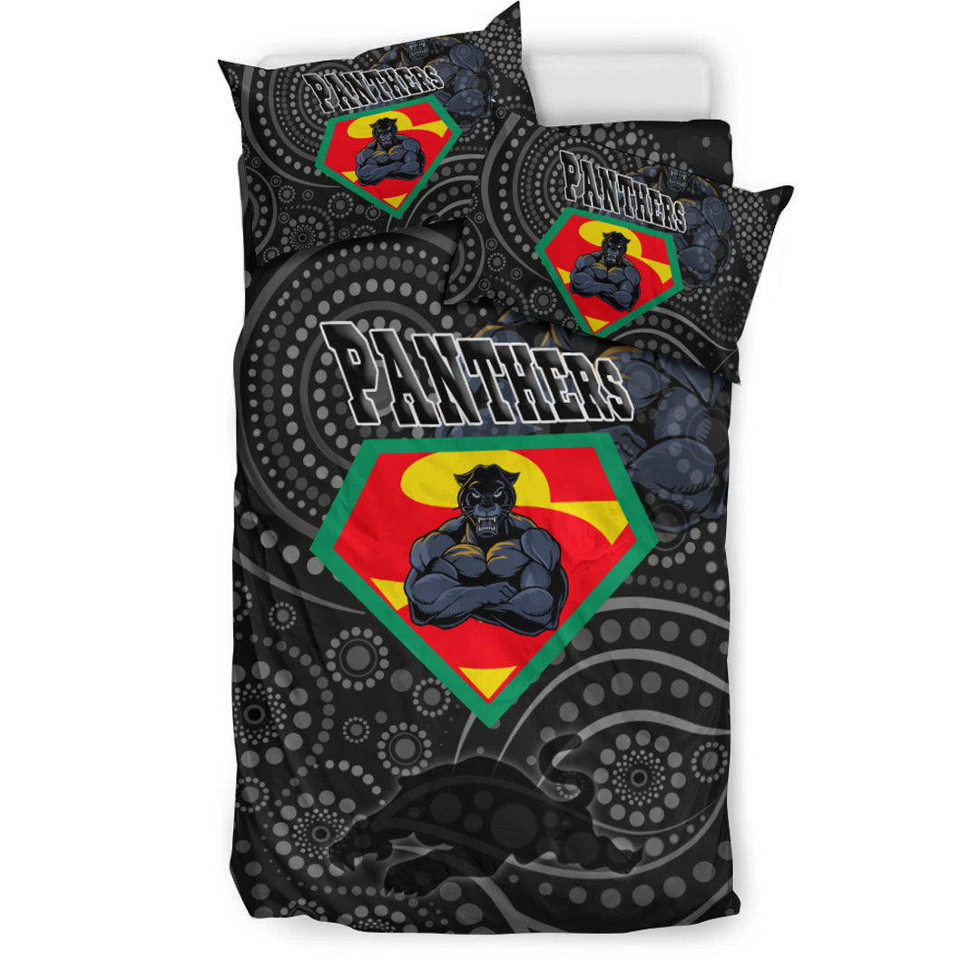 Vibe Hoodie Bedding Set - Penrith Panthers Superman Bedding Set - Vibe Hoodie Shop