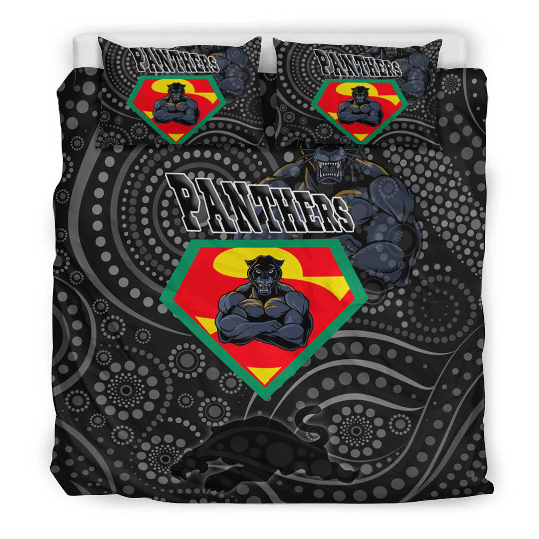 Vibe Hoodie Bedding Set - Penrith Panthers Superman Bedding Set - Vibe Hoodie Shop