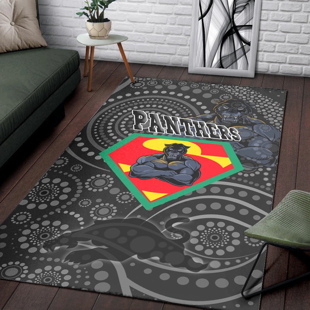 Vibe Hoodie Area Rug - Penrith Panthers Superman Area Rug - Vibe Hoodie Shop