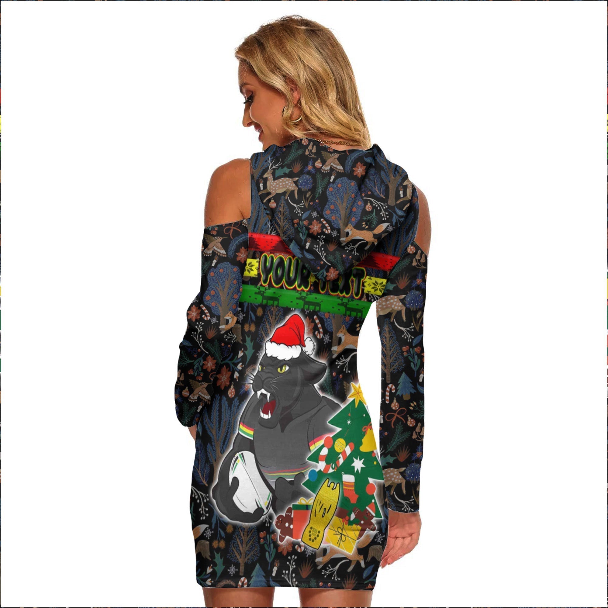 vibe-hoodie-clothing-custom-penrith-panthers-chritsmas-2022-womens-tight-dress