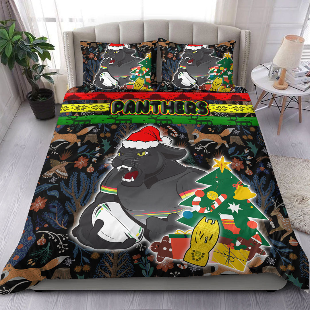 Vibe Hoodie Bedding Set - Penrith Panthers Chritsmas 2022 Bedding Set - Vibe Hoodie Shop