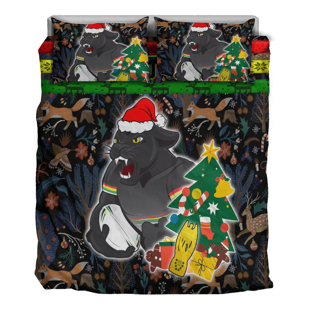 Vibe Hoodie Bedding Set - Penrith Panthers Chritsmas 2022 Bedding Set - Vibe Hoodie Shop