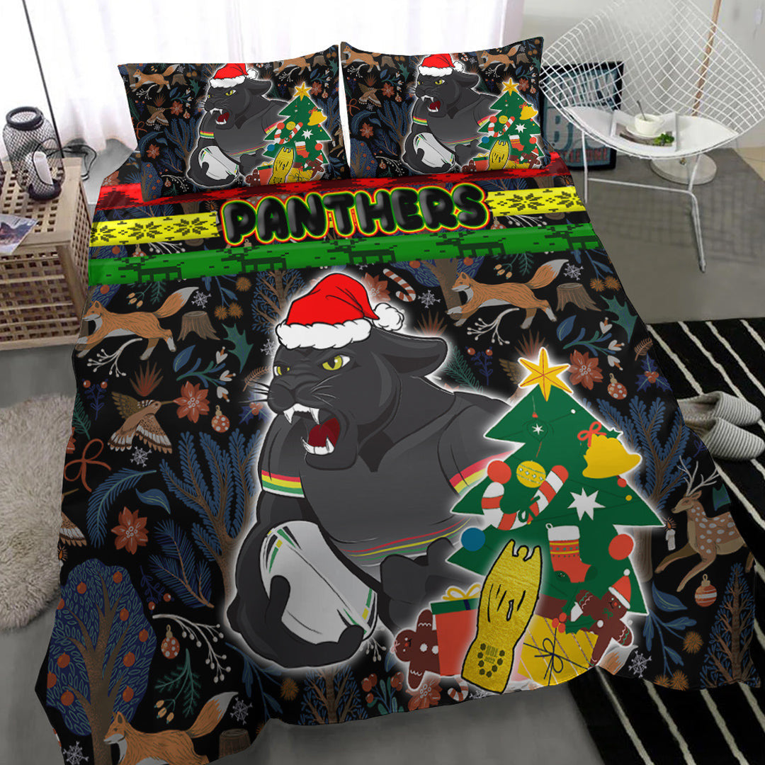 Vibe Hoodie Bedding Set - Penrith Panthers Chritsmas 2022 Bedding Set - Vibe Hoodie Shop