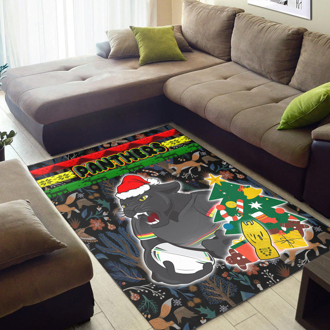 Vibe Hoodie Area Rug - Penrith Panthers Chritsmas 2022 Area Rug - Vibe Hoodie Shop