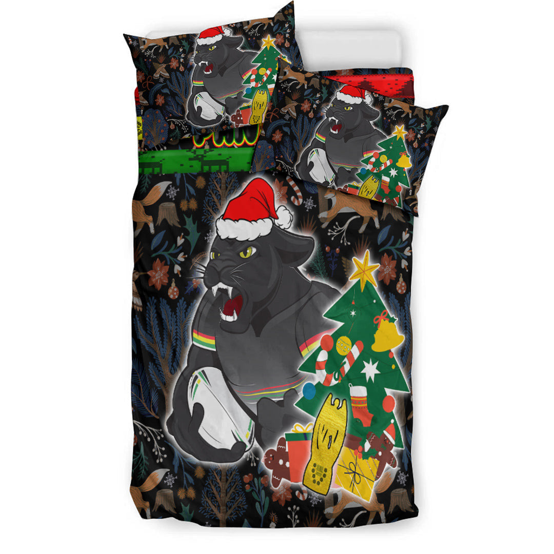 Vibe Hoodie Bedding Set - Penrith Panthers Chritsmas 2022 Bedding Set - Vibe Hoodie Shop