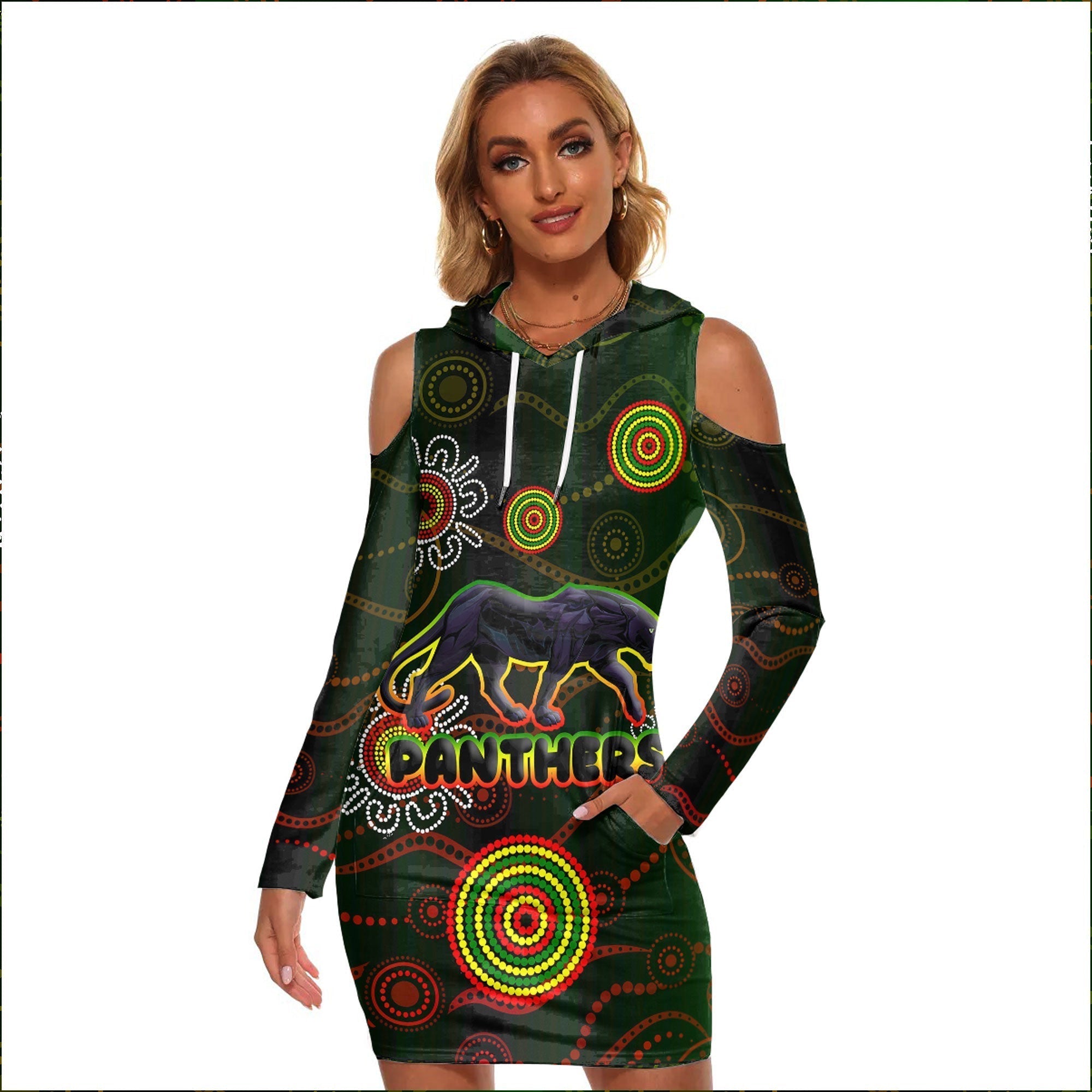 vibe-hoodie-clothing-penrith-panthers-aboriginal-womens-tight-dress