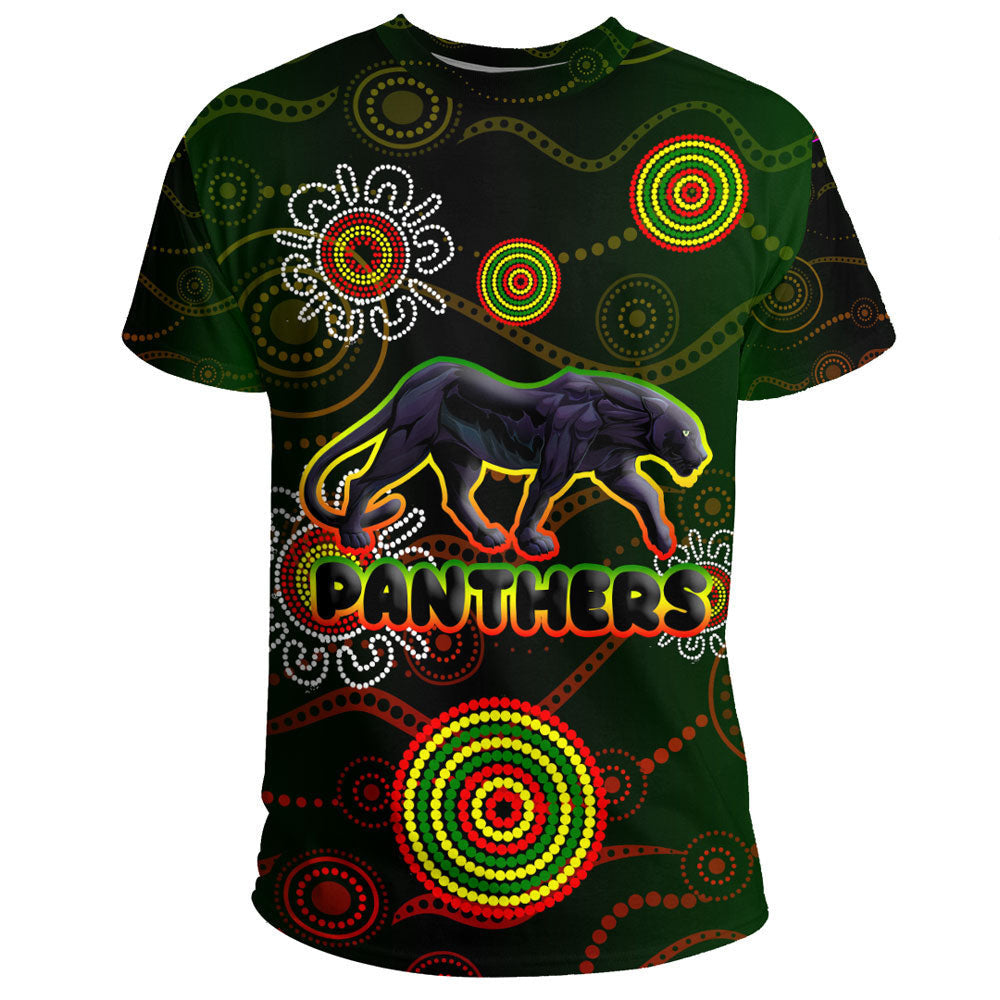 Vibe Hoodie Clothing - Penrith Panthers Aboriginal T Shirt - Vibe Hoodie Shop