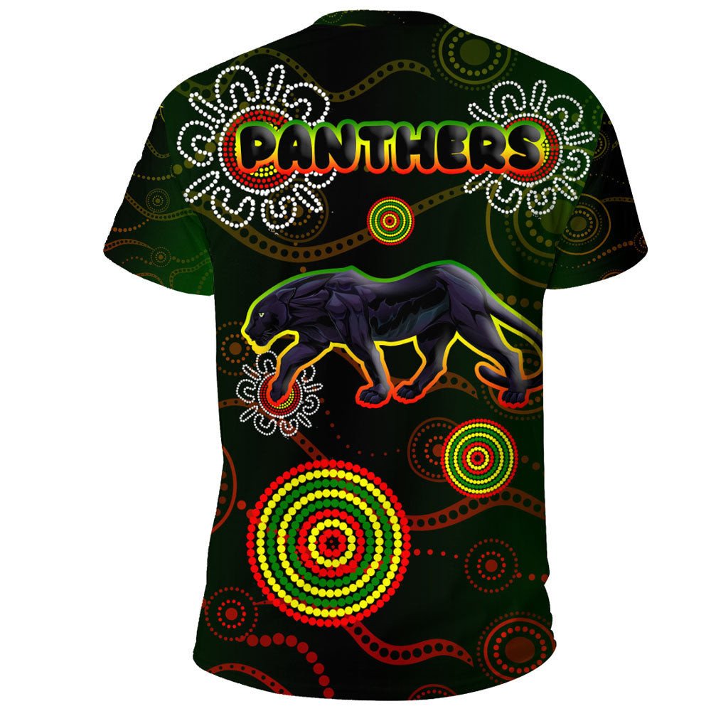 Vibe Hoodie Clothing - Penrith Panthers Aboriginal T Shirt - Vibe Hoodie Shop