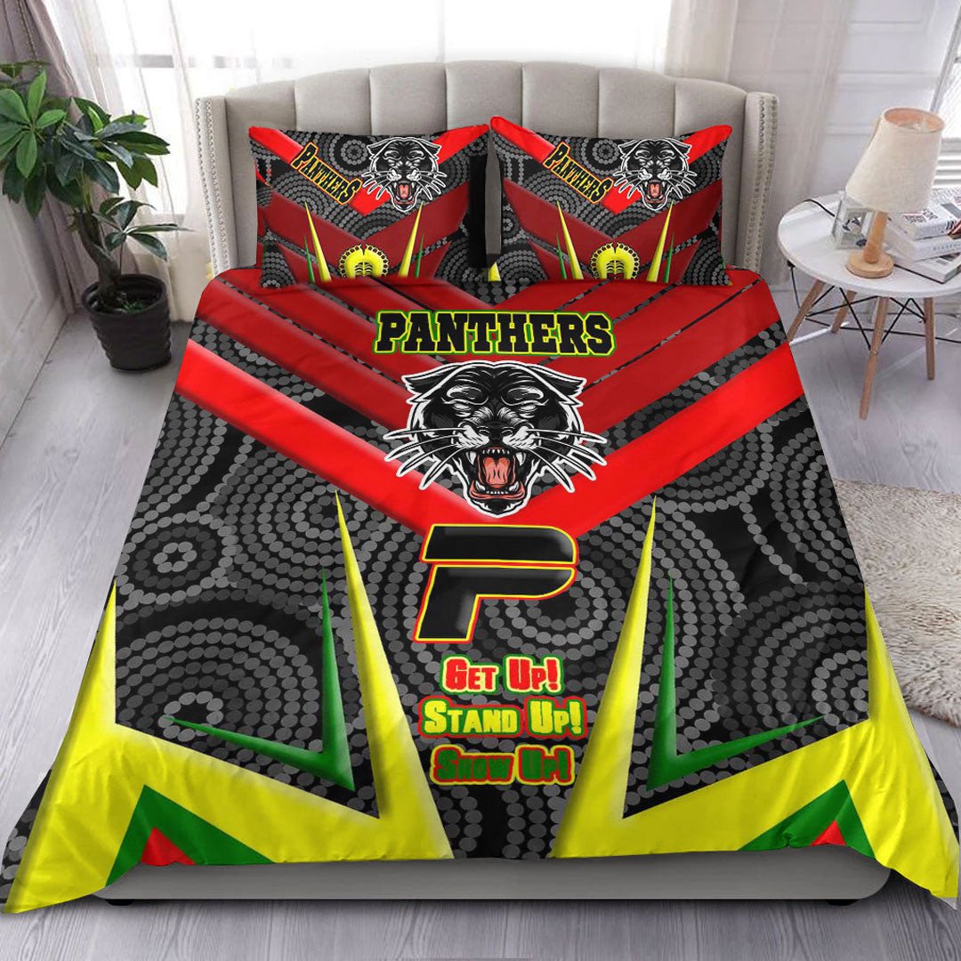 Vibe Hoodie Bedding Set - Penrith Pantherss Naidoc 2022 Sporty Style Bedding Set - Vibe Hoodie Shop
