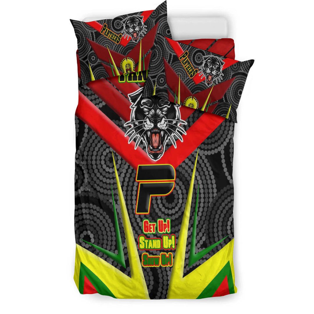 Vibe Hoodie Bedding Set - Penrith Pantherss Naidoc 2022 Sporty Style Bedding Set - Vibe Hoodie Shop