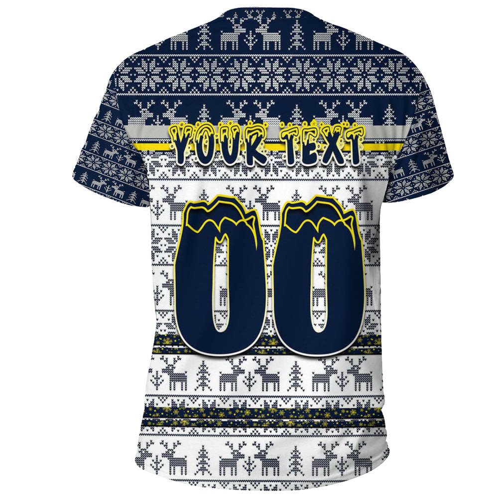 Vibe Hoodie Clothing - North Queensland Cowboys Christmas T-shirt - Vibe Hoodie Shop