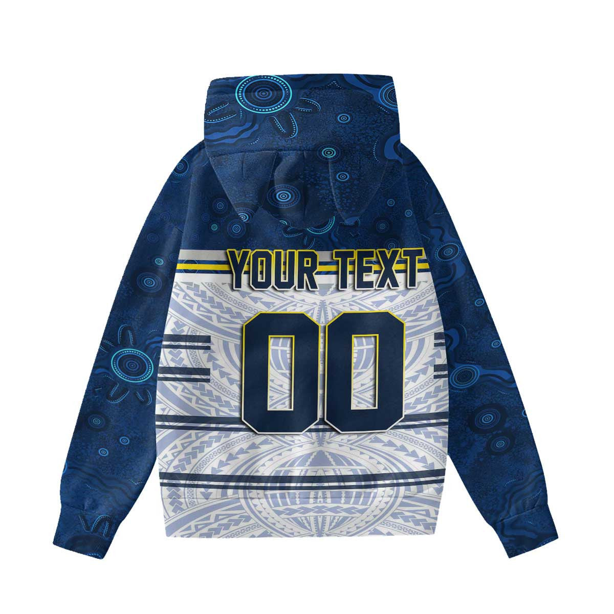 Vibe Hoodie Clothing - Custom North Queensland Cowboys Tattoo Style Hoodie With Decorative Ears - Vibe Hoodie Shop