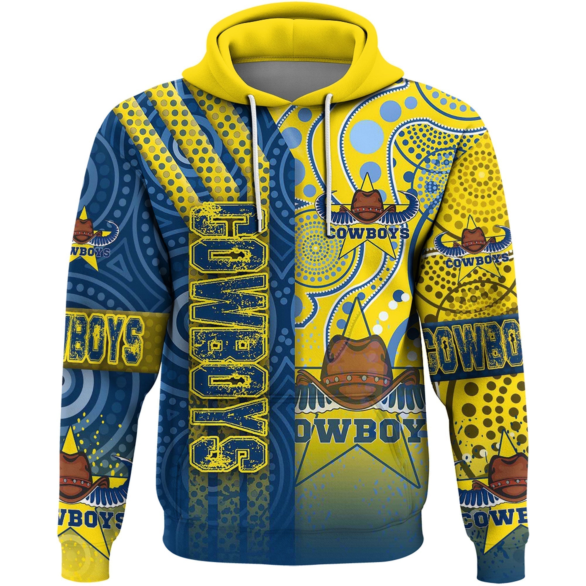 Vibe Hoodie Clothing - North Queensland Cowboys Sporty Style Hoodie - Vibe Hoodie Shop
