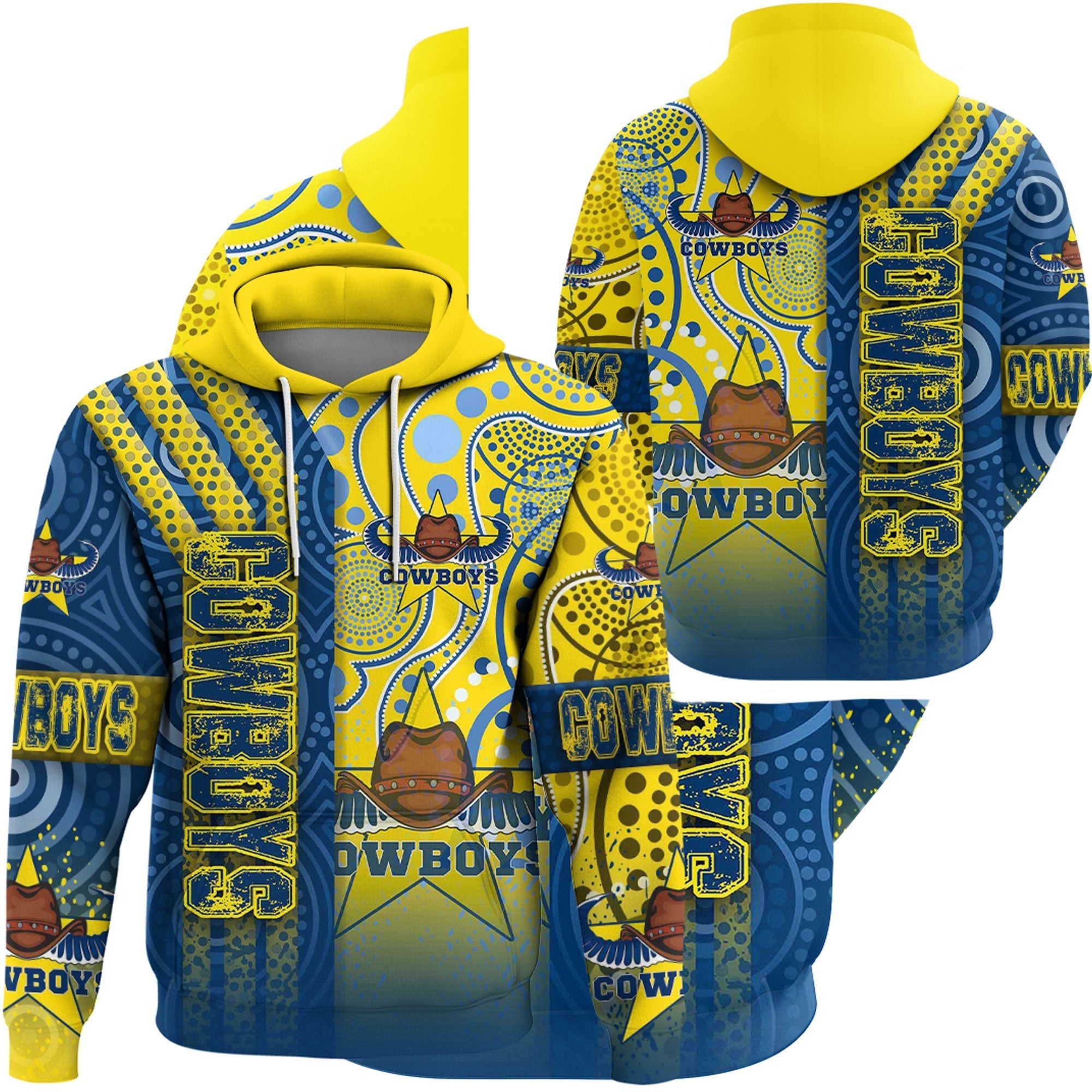 Vibe Hoodie Clothing - North Queensland Cowboys Sporty Style Hoodie - Vibe Hoodie Shop