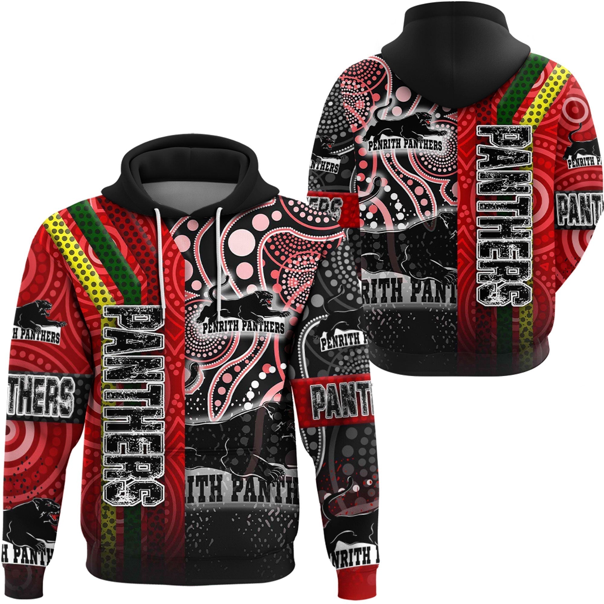 Vibe Hoodie Clothing - Penrith Panthers Sporty Style Hoodie - Vibe Hoodie Shop