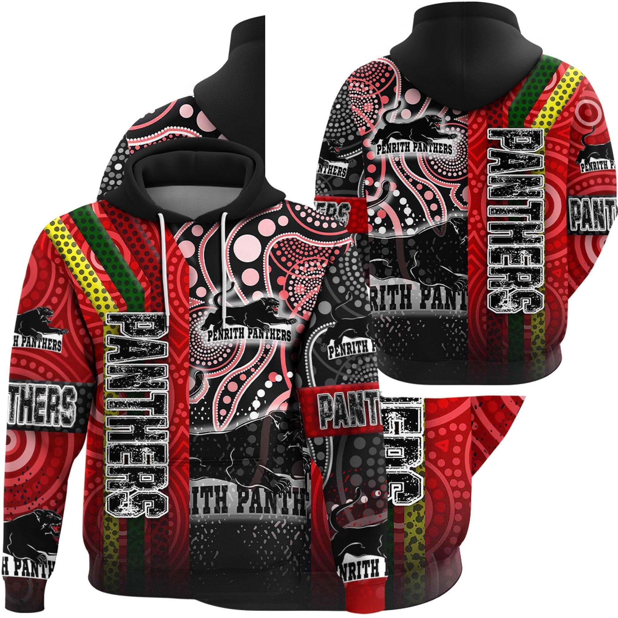 Vibe Hoodie Clothing - Penrith Panthers Sporty Style Hoodie - Vibe Hoodie Shop