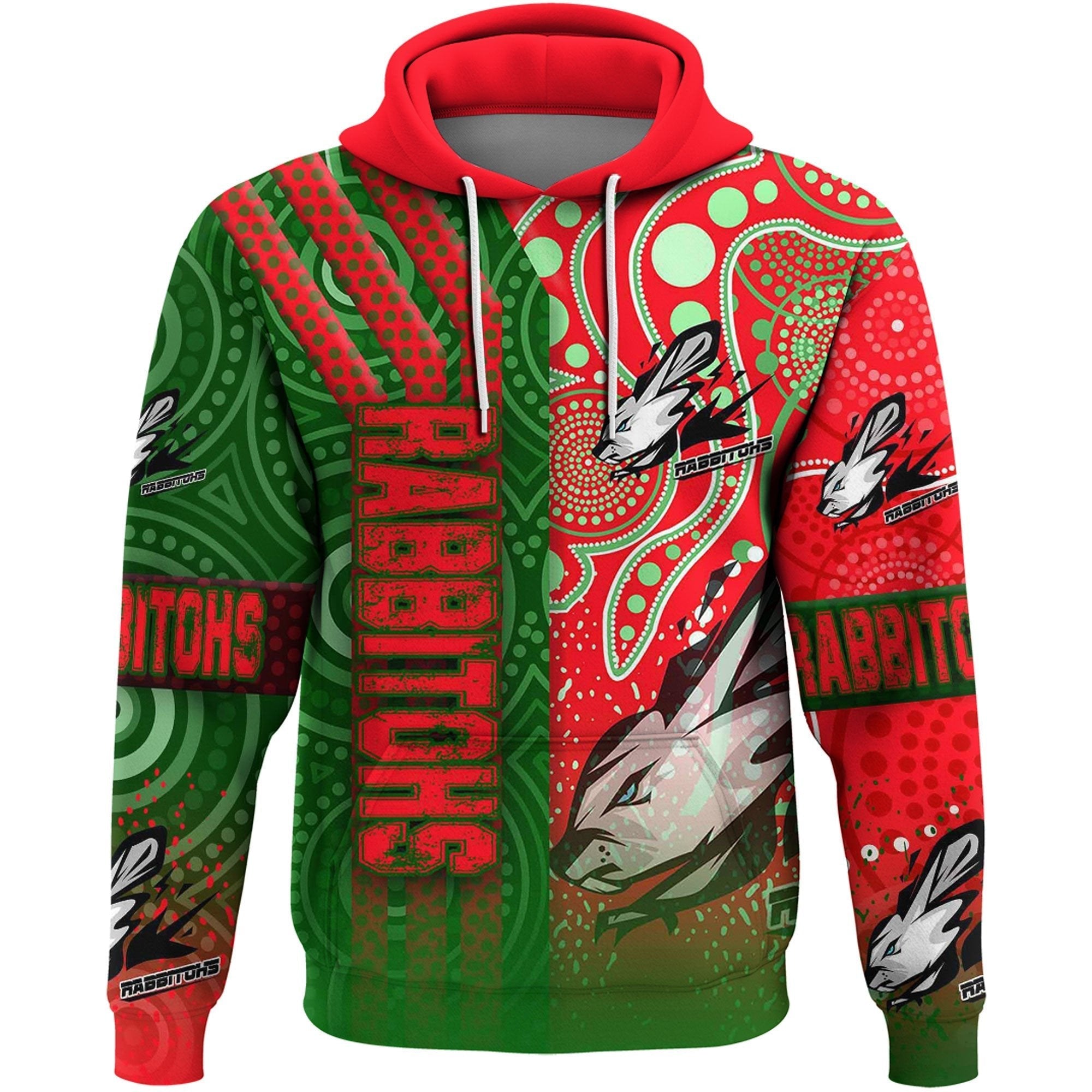 Vibe Hoodie Clothing - South Sydney Rabbitohs Sporty Style Hoodie - Vibe Hoodie Shop