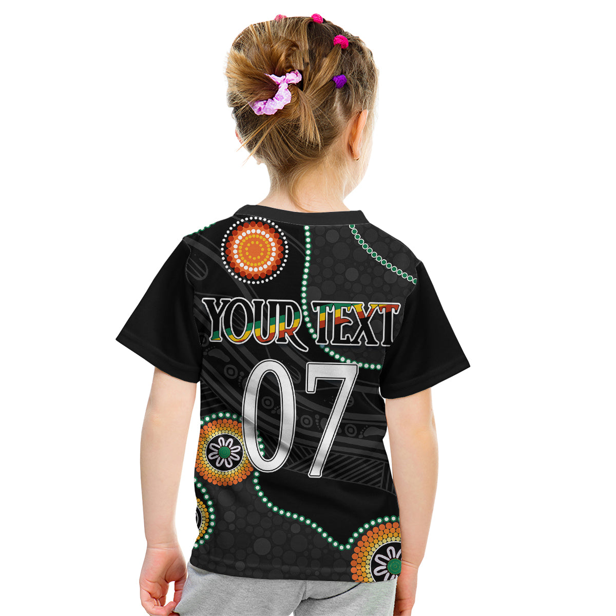 Personalised NAIDOC Week 2023 NRL Panther For Our Elders Kid T Shirt - Vibe Hoodie Shop
