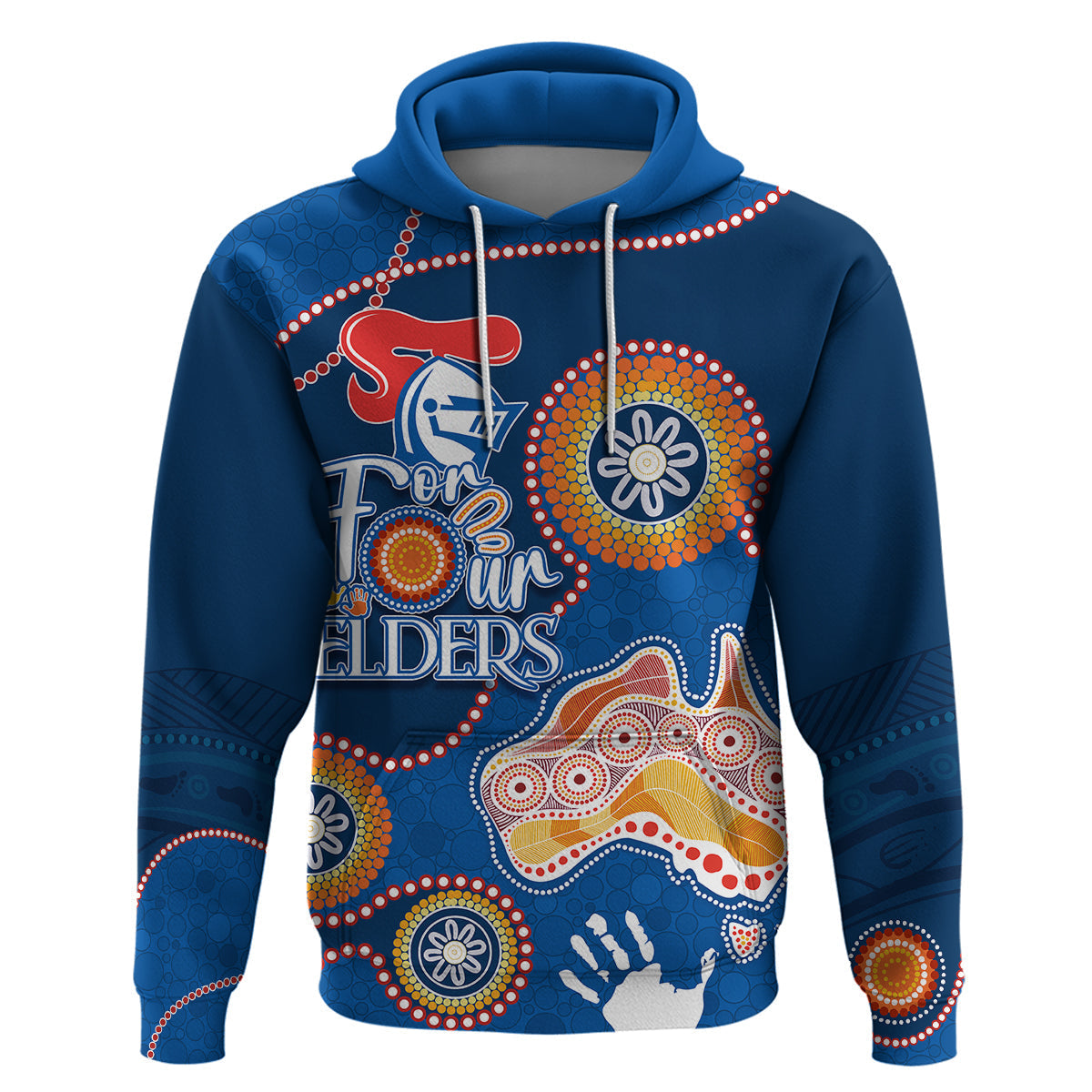 Personalised NAIDOC Week 2023 NRL Knights For Our Elders Hoodie LT7 - Vibe Hoodie Shop