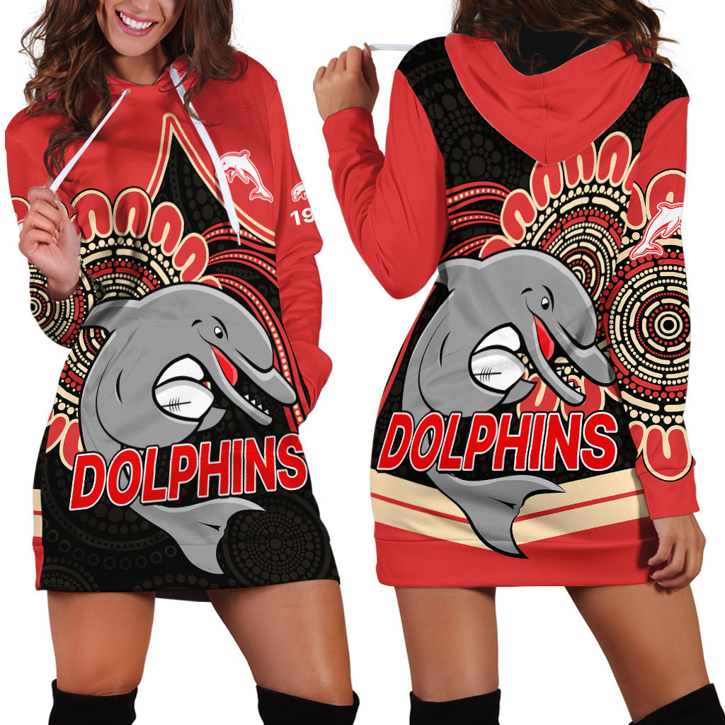 nrl-redcliffe-dolphins-hoodie-dress