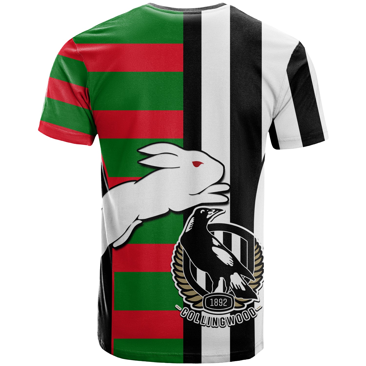 CUSTOMER REQUEST- Magpies Rabbitohs - 26/04/2024 - T Shirt - LT14