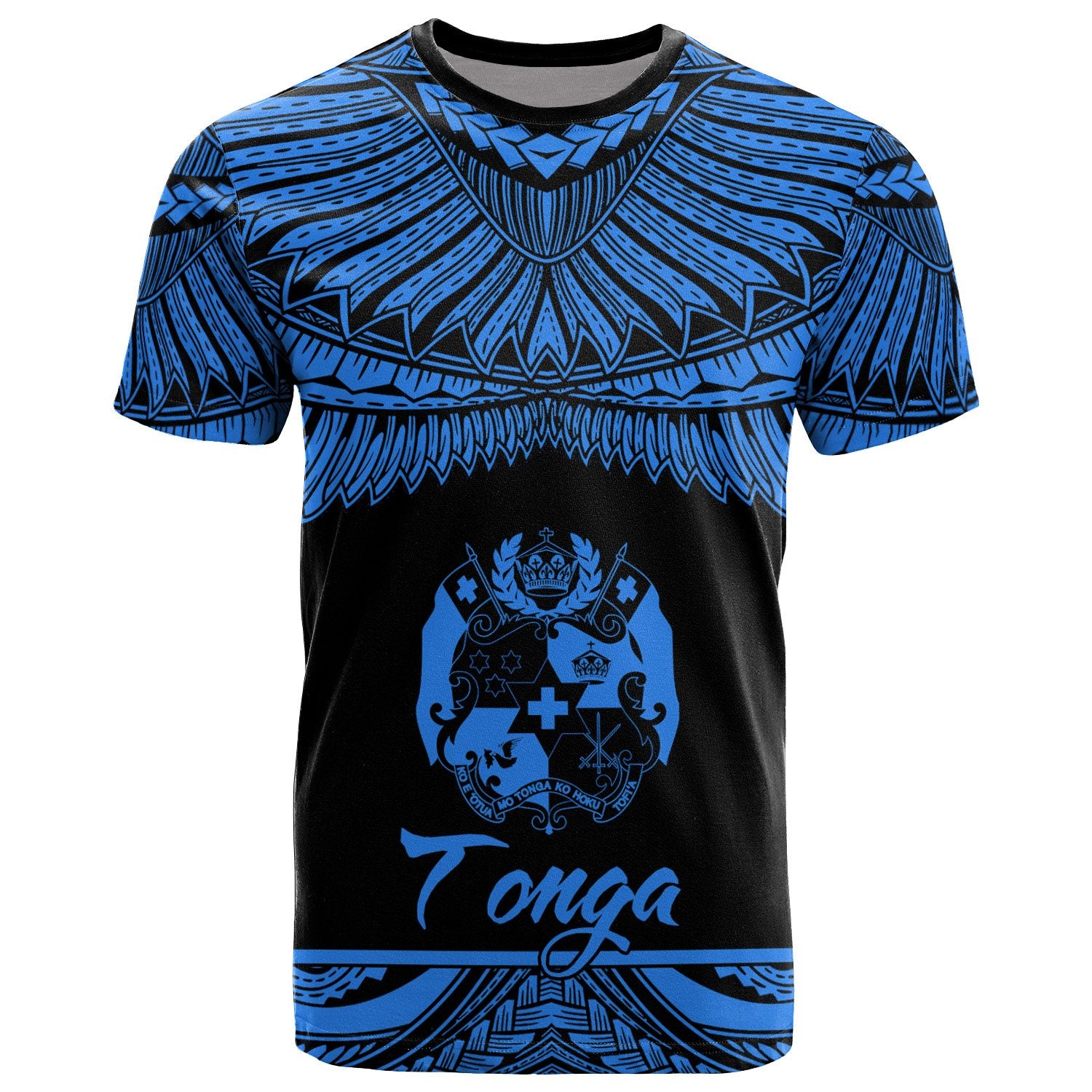 Tonga Polynesian T Shirt Tonga Pride Blue Version - Vibe Hoodie Shop